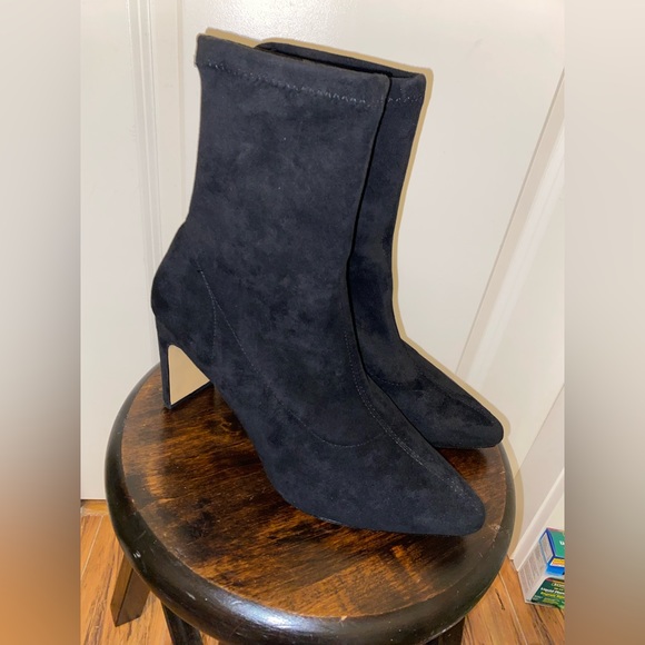 New Black Sock Boots - Size 9 - Picture 3 of 5